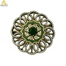 Gümüş Otantik Broş